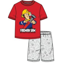   Sam a tűzoltó Save the Day gyerek rövid pizsama 7 - 8 év / 122 - 128 cm