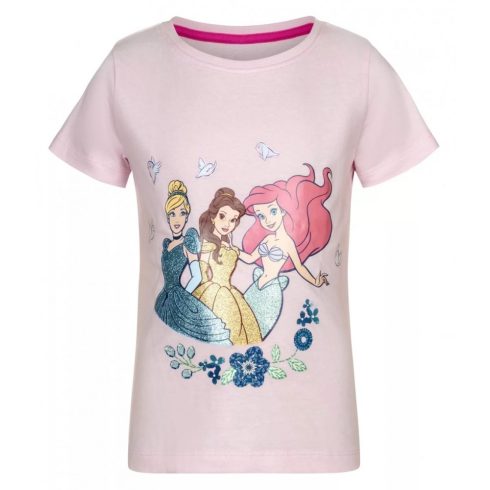Disney Hercegnők gyerek rövid póló felső 122/128cm