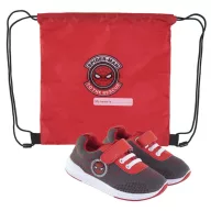 Pókember Rescue utcai cipő tornazsákkal 23