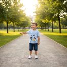 Bluey Smile dječja kratka majica, gornji dio 5 godina / 110 cm