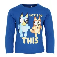   Bluey Let's Do Blue dječja duga majica, gornji dio 5 godina / 110 cm