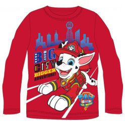   Mancs Őrjárat Big City Red gyerek hosszú póló, felső 8 év / 128 cm