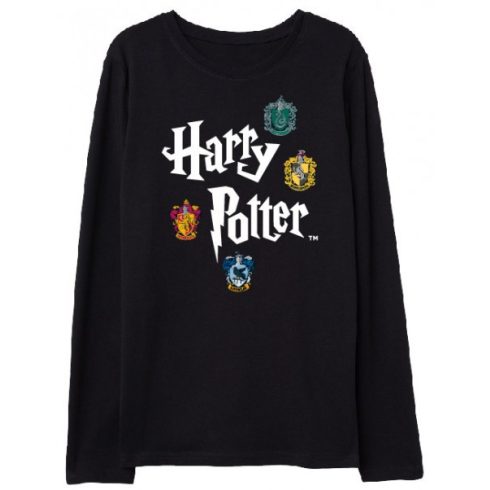 Harry Potter gyerek hosszú ujjú póló fekete 4év