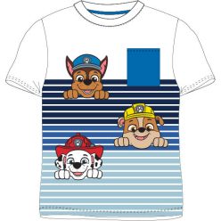   Mancs Őrjárat Stripes gyerek rövid póló, felső 8 év / 128 cm