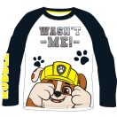 Psići u ophodnji Black duga dječja majica s dugim rukavima, gornji dio 3 godine / 98 cm