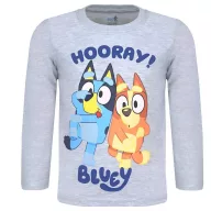   Bluey Hooray! Grey dječja duga majica, gornji dio 3 godine / 98 cm