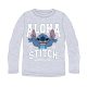 Disney Lilo és Stitch, A csillagkutya Athletic Grey gyerek hosszú póló, felső 3 év / 98 cm
