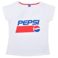 Pepsi White ženska kratka majica, gornji dio XS