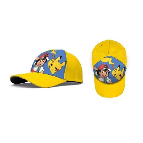 Pokémon baseball sapka sárga 52cm