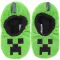 Minecraft Creeper gyerek téli papucs 31/32