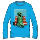 Minecraft Block Blaster sötétben világító gyerek hosszú ujjú póló, felső 12 év / 152 cm
