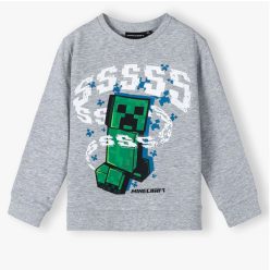 Minecraft Grey gyerek pulóver 10 év / 140 cm