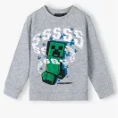 Minecraft Grey gyerek pulóver 8 év / 128 cm