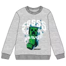 Minecraft Grey gyerek pulóver 8 év / 128 cm
