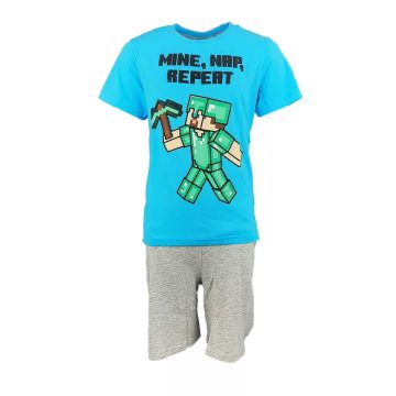 Minecraft gyerek rövid pizsama 10év