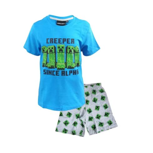 Minecraft gyerek rövid pizsama repeat 10év
