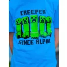 Minecraft Alpha gyerek rövid pizsama 10 év / 140 cm