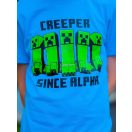 Minecraft Alpha dječja kratka pidžama 6 godina / 116 cm