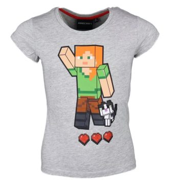 Minecraft gyerek rövid póló felső cat 5év