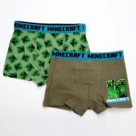   Minecraft Green Mob dječje bokserice 2 komada/paket 6 godina / 116 cm