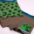 Minecraft Green Mob dječje bokserice 2 komada/paket 6 godina / 116 cm