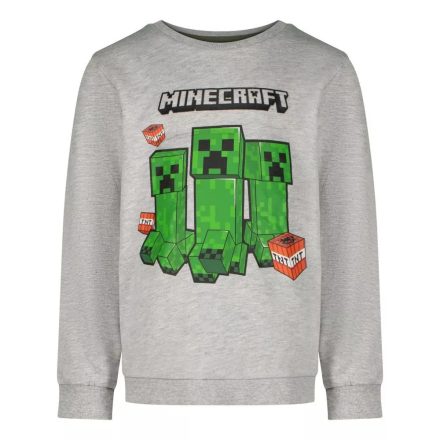 Minecraft gyerek pulóver grey 10év