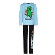   Minecraft TNT Light Blue duga dječja pidžama 6 godina / 116 cm