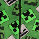 Minecraft Emerald dječja duga pidžama, kombinezon 7 - 8 godina / 122 - 128 cm