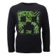 Minecraft Dark gyerek hosszú ujjú póló, felső 12 év / 152 cm