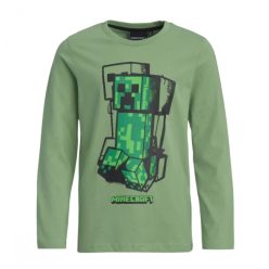   Minecraft Blockbuster gyerek hosszú ujjú póló, felső 6 év / 116 cm