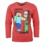 Minecraft Create Red gyerek hosszú ujjú póló, felső 6 év / 116 cm