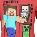 Minecraft Create Red gyerek hosszú ujjú póló, felső 9 év / 134 cm