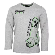   Minecraft Create Grey gyerek hosszú ujjú póló, felső 10 év / 140 cm