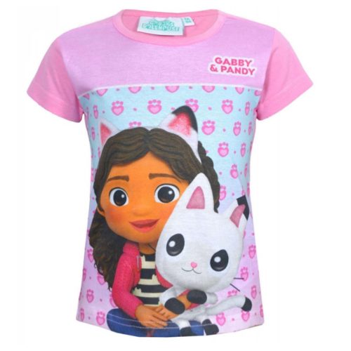 Gabi babaháza Pandy Light Pink gyerek rövid póló, felső 5 év / 110 cm