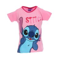  Disney Lilo i Stitch Surprised Light Pink dječja kratka majica, gornji dio 3 godine / 98 cm