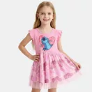 Disney Lilo és Stitch, A csillagkutya Pink Leaf gyerek nyári ruha 6 év / 116 cm