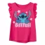 Disney Lilo és Stitch, A csillagkutya Tiny Smile Pink gyerek rövid póló, felső 4 év / 104 cm