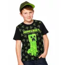 Minecraft Creeper gyerek rövid póló, felső 10 év / 140 cm