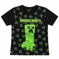   Minecraft Creeper gyerek rövid póló, felső 9 év / 134 cm
