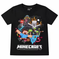  Minecraft Battle Chaos gyerek rövid póló, felső 9 év / 134 cm