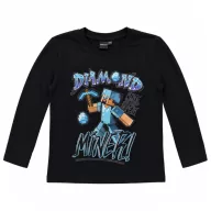   Minecraft Diamond Power gyerek hosszú ujjú póló, felső 8 év / 128 cm