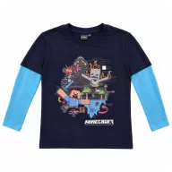   Minecraft Survival Mode gyerek hosszú ujjú póló, felső 9 év / 134 cm