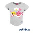 Baby Shark Fun Grey dječja kratka majica, gornji dio 4 godine / 104 cm