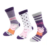Peppa malac Purple Stars gyerek zokni 27/30