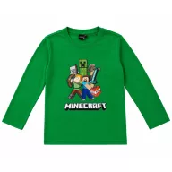   Minecraft Battle Green gyerek hosszú ujjú póló, felső 8 év / 128 cm