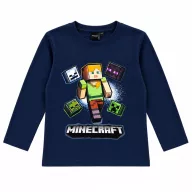  Minecraft Alex Adventure Blue gyerek hosszú ujjú póló, felső 6 év / 116 cm