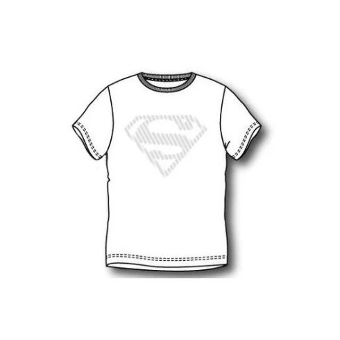 Superman férfi póló fehér M
