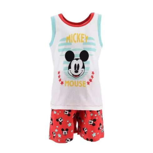 Disney Mickey gyerek rövid pizsama red 3év