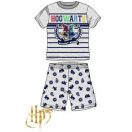 Harry Potter Witchcraft Grey dječja kratka pidžama 6 godina / 116 cm