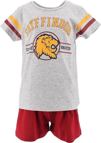 Harry Potter Gryffindor Grey gyerek rövid pizsama 12 év / 152 cm